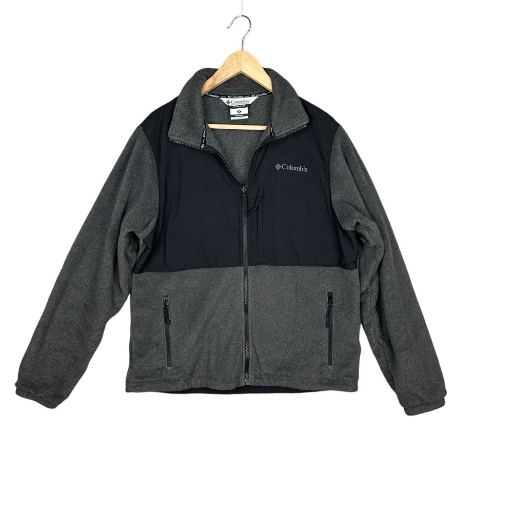 Columbia Men's Interchange Jacket Size M Full Zip Gray Black